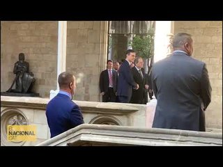 Pedro Sánchez i Quim Torra es reuneixen al Palau de la Generalitat