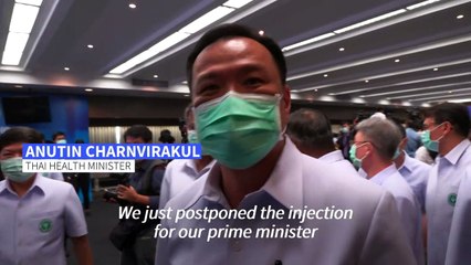 Thai prime minister a no-show for AstraZeneca jab
