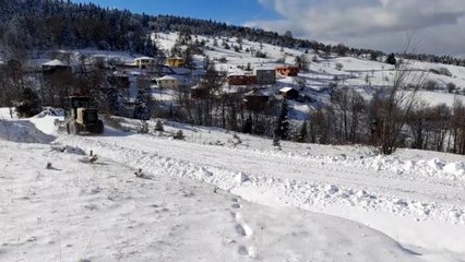 Sinop'ta 41 köy yolu ulaşıma kapandı