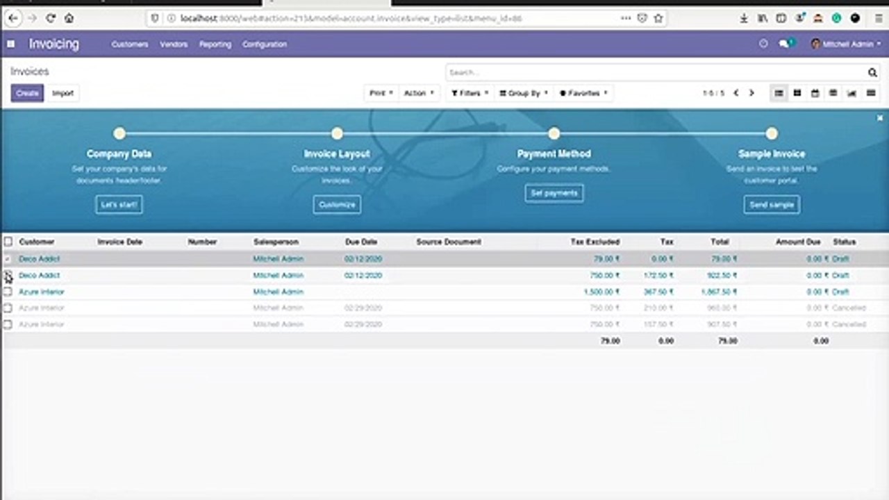 How to Merge Invoices(Customer Invoice/Vendor Bills) with Different Options | Odoo