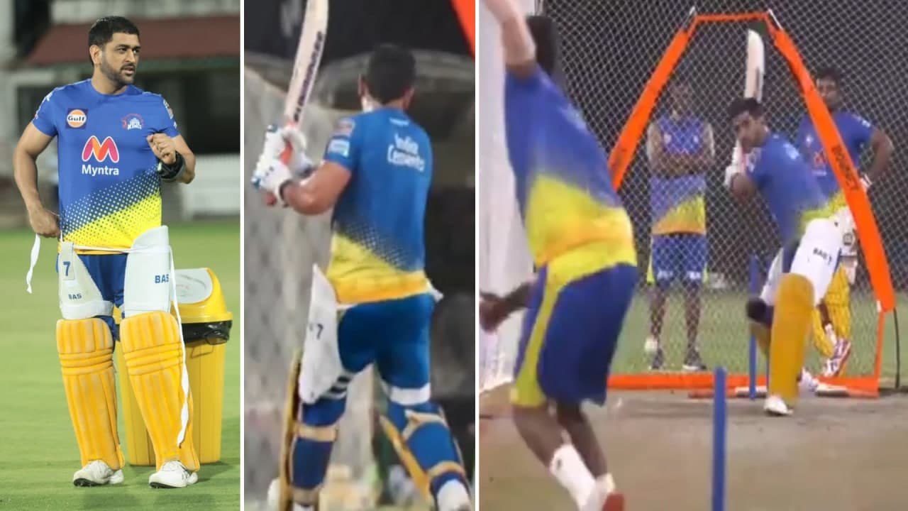 IPL 2021 : MS Dhoni Bullies Bowlers In CSK Nets Session || Oneindia Telugu