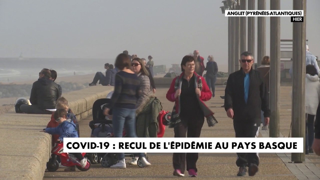 Covid-19 : recul de l'épidémie au Pays-Basque