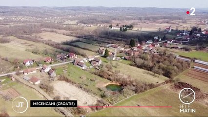 Croatie : des cratères formés par le séisme de décembre 2020