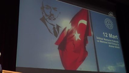 "İstiklal Marşı'nın Kabulü ve Mehmet Akif Ersoy'u Anma Günü" programı
