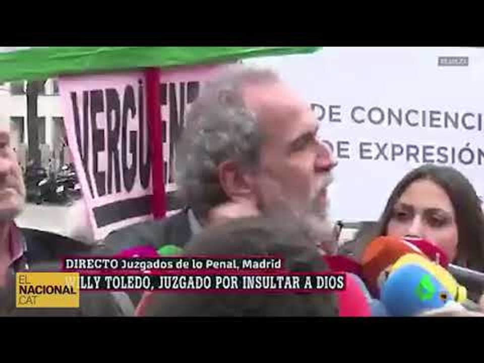 Toledo: "Em sento ofès cada dia de la meva vida, etc".