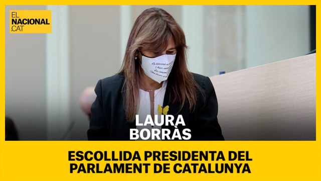 Laura Borràs, escollida presidenta del Parlament