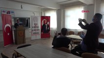 EDİRNE Keşan'da, İstiklal Marşı'nın kabulü programı online yapıldı