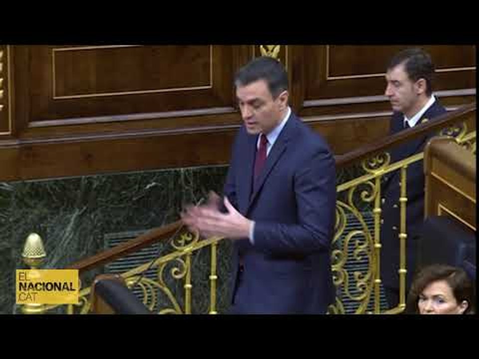 Pedro Sánchez, respon que afronta la taula de d...
