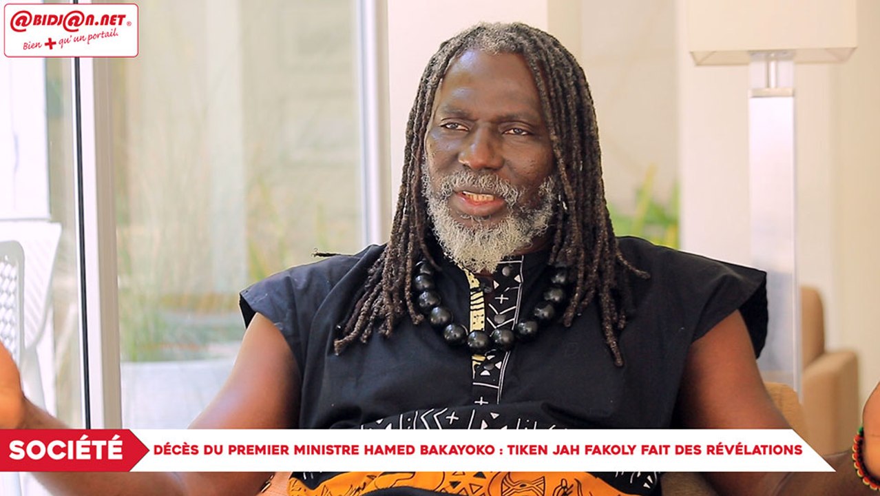 Décès du premier ministre Hamed Bakayoko : Tiken Jah Fakoly fait des révélations