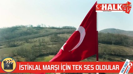 İstiklal Marşı için tek ses oldular