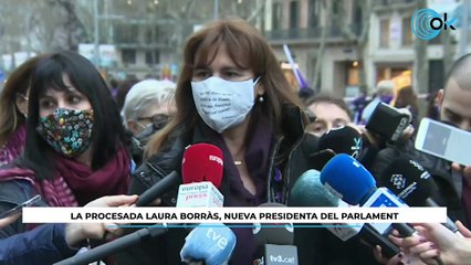 La procesada Laura Borràs, nueva presidenta del Parlament