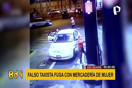Falso taxista asalta a una anciana en Los Olivos