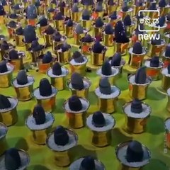 Magnificent 11 Feet Shivling Made Of 5 Lakh Rudraksha