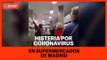 Pánico por coronavirus en supermercados de Madrid