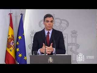 DIRECTO | Comparecencia de Pedro Sánchez tras la declaración del Estado de Alarma