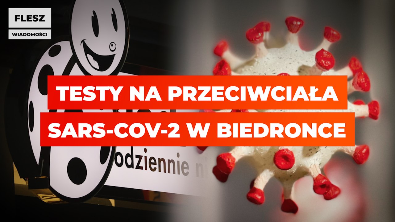 Testy na przeciwciała SARS-Cov-2 w Biedronce