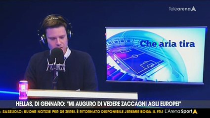 ARENA SPORT: VERONA, DI GENNARO"MI AUGURO DI VEDERE ZACCAGNI AGLI EUROPEI"I