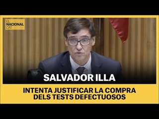 Illa intenta justificar la compra de tests ràpids defectuosos