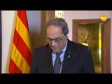 DIRECTE | Declaració institucional del president de la Generalitat Quim Torra
