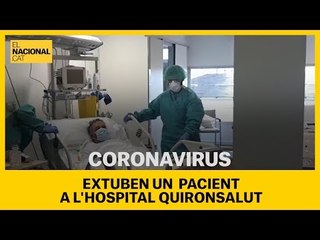 Extuben un pacient de coronavirus de l'Hospital Quironsalud