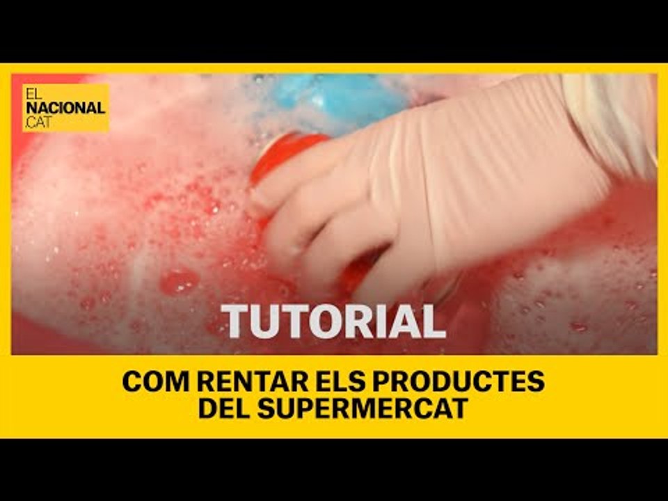TUTORIAL Com rentar els productes durant el coronavirus