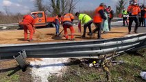 TEM Otoyolu İstanbul İstikameti 3 saat sonra 2 şeritli trafiğe açıldı