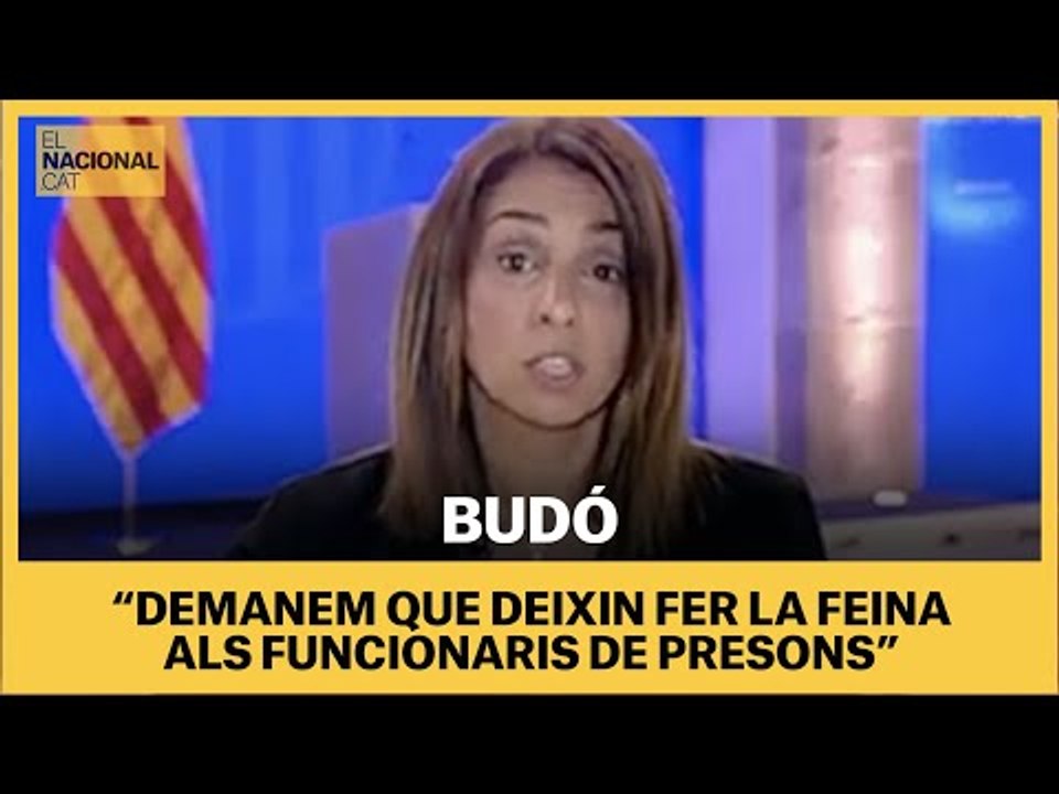Budó: "Hem de deixar fer la feina als funcionaris"