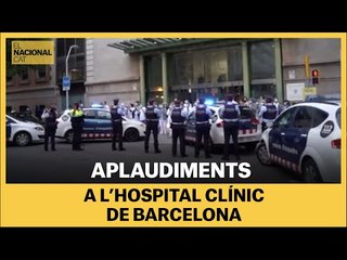 Aplaudiments hospital clínic 6 abril 2020