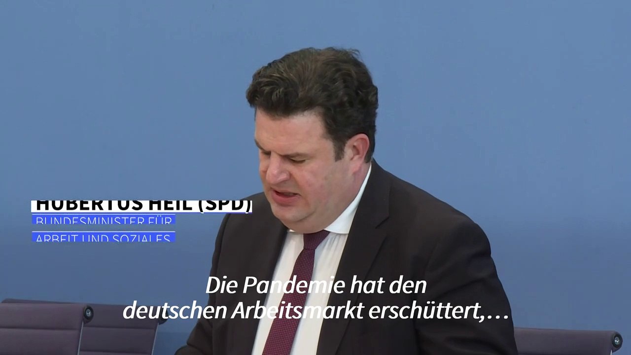 Heil: 2021 soll "Jahr der Ausbildung" werden