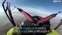 Paraglider verliest controle tijdens een sprong!