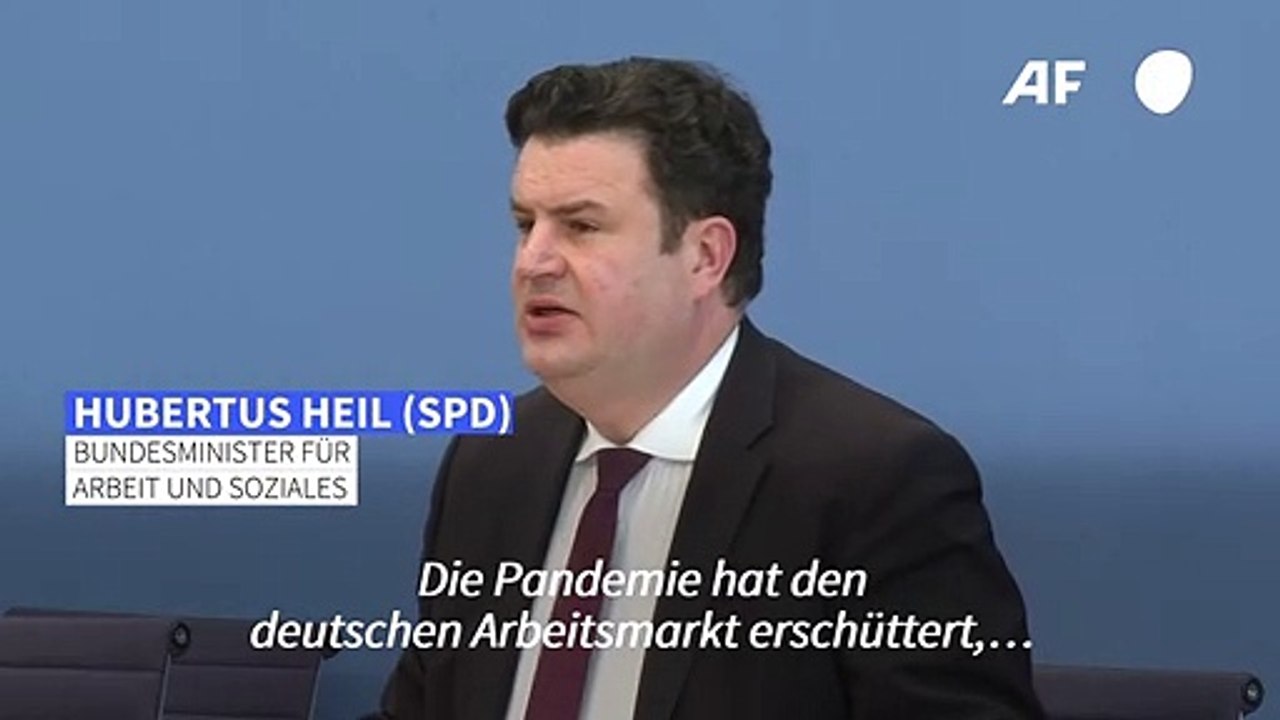 Heil: 2021 soll "Jahr der Ausbildung" werden