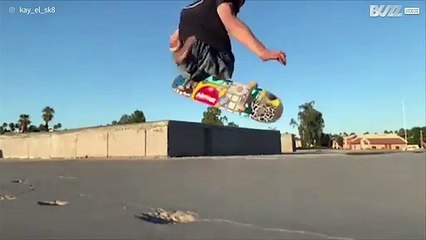 Skater met handicap is niet te stoppen