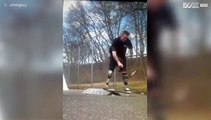 Geamputeerde laat geweldige skateboard skills zien