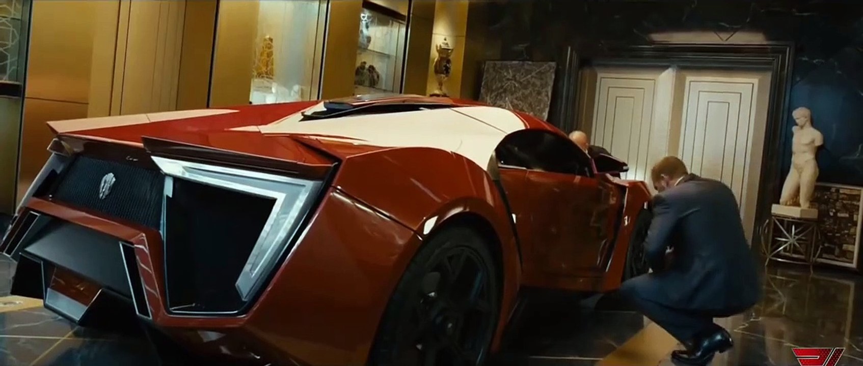 Fast  and furious 7 car jump in tamil