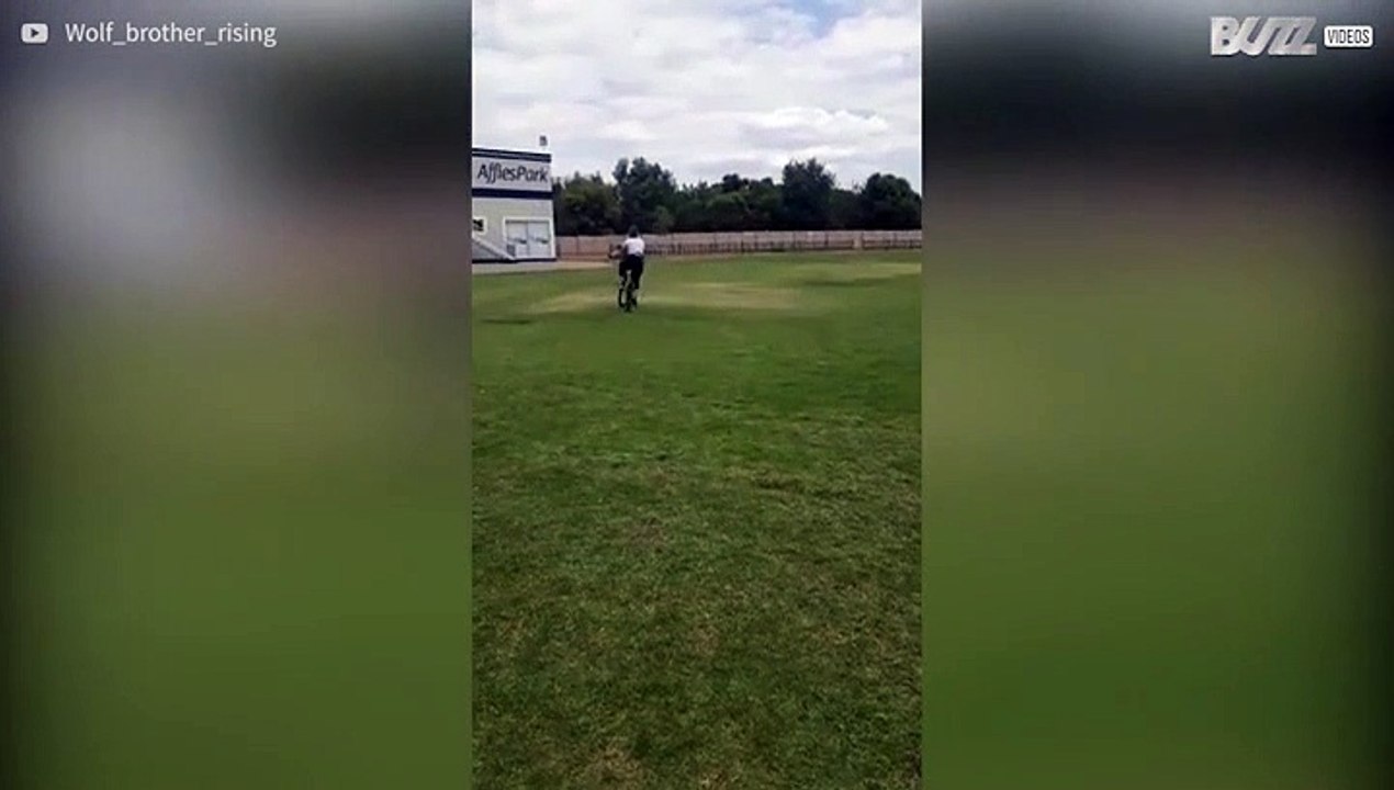 Leren fietsen doet soms pijn