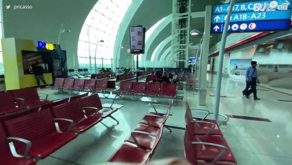 Vliegveld Dubai volledig verlaten door COVID-19