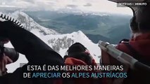 Alpes austríacos vistos de um helicóptero!