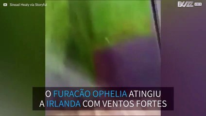Furacão Ophelia chega à Irlanda