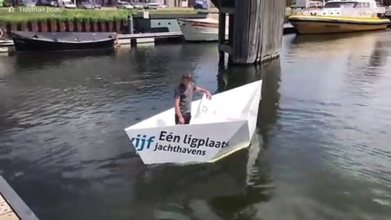 [TRANSLATE] - Company challenged to create giant "paper boat"!