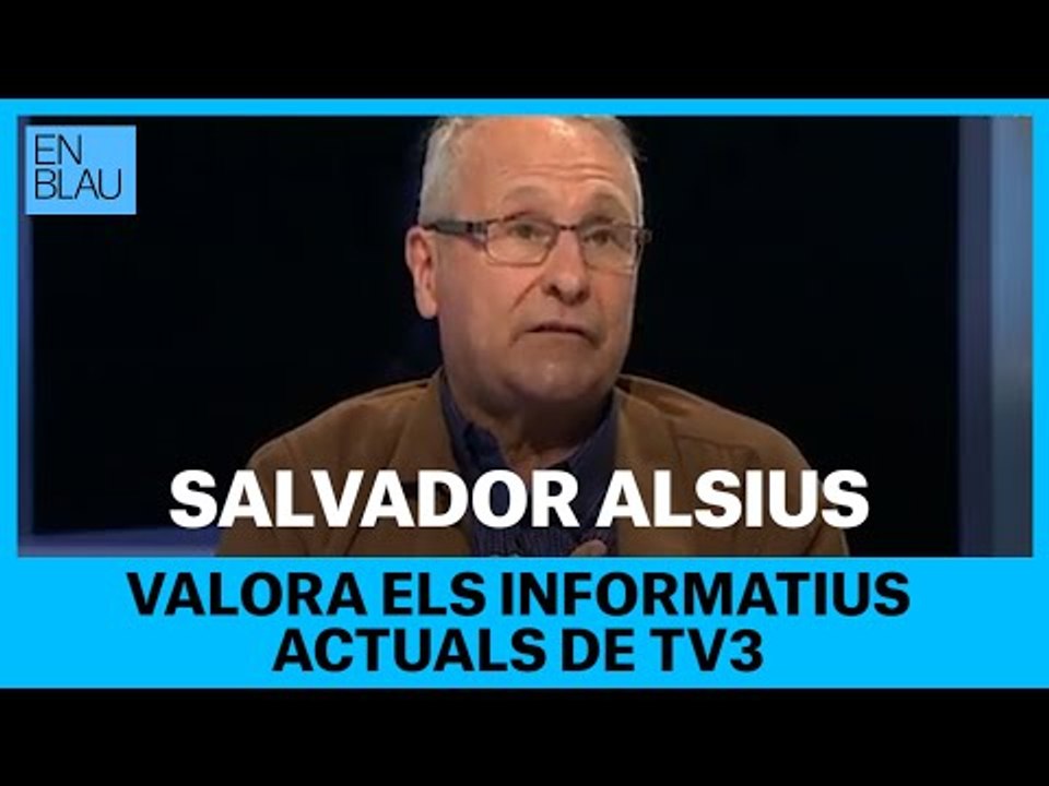 SALVADOR ALSIUS: "Als informatius de TV3 de l’any 83 ens donaven el dret a equivocar-nos”