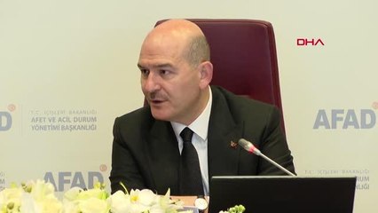 ANKARA Bakan Soylu: Türkiye'nin 81 vilayetinde afet risklerini belirliyoruz
