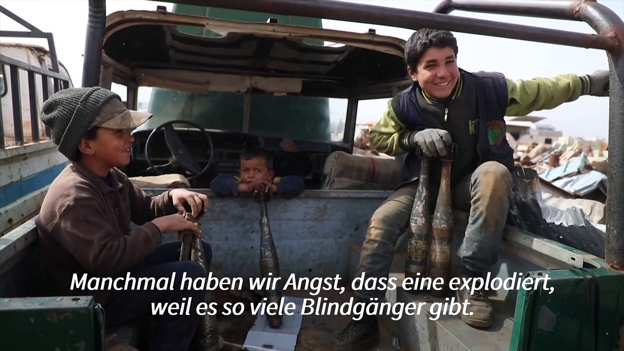 Syrien: Überleben mit munitionsschrott