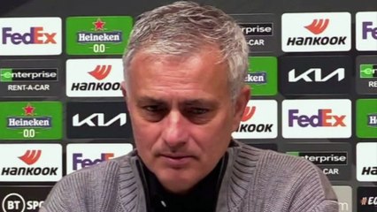 Football - Europa League - José Mourinho press conference after Tottenham 2-0 Dinamo Zagreb