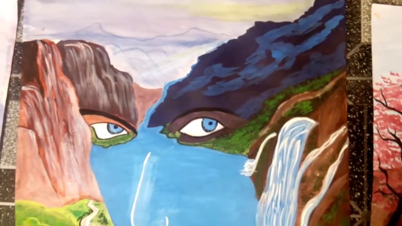 Water colours and oil painting Art by Sana Ali