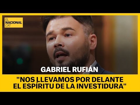 CONGRESO | RUFIÁN: Nos llevamos por delante el espíritu de la investidura