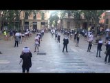 Coronavirus: Protesta dels CDR contra el govern espanyol a la plaça de la Virreina