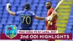 West indies vs Sri lanka | 2nd odi 2021 |  highlights || Wi vs Sl 2nd odi 2021 highlights