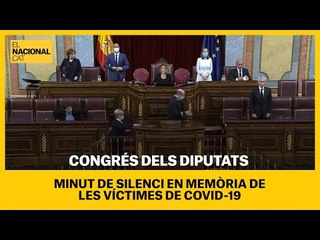 CONGRESO | Minut de silenci en memòria de les víctimes de covid-19