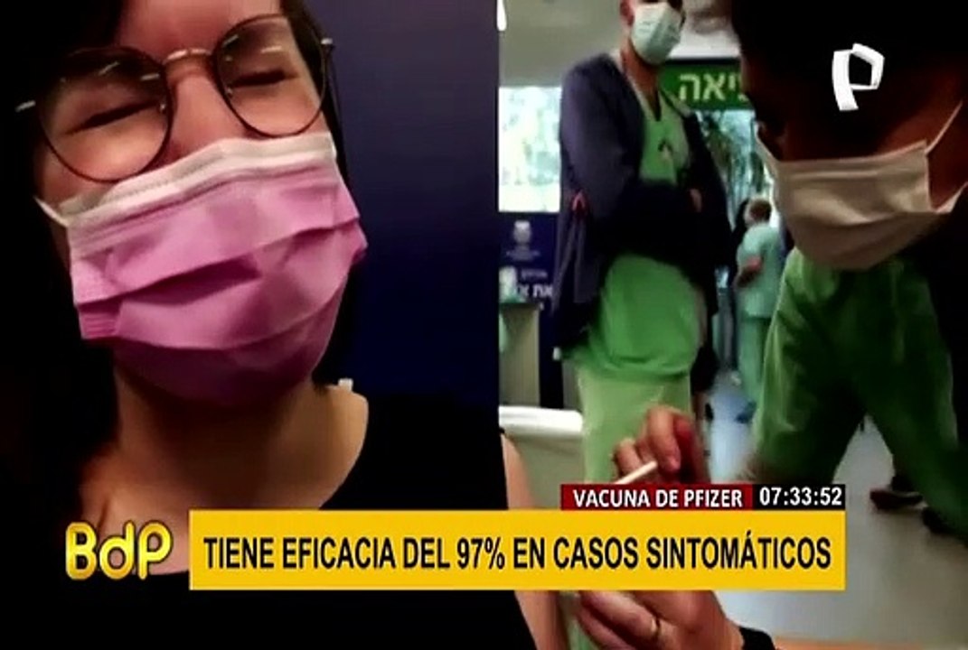 Vacuna Pfizer es eficaz en un 97% contra casos sintomáticos de COVID-19, según estudio