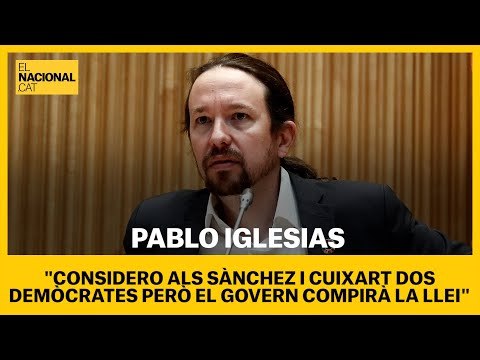 Iglesias acata els tribunals sobre els Jordis tot i ser dos demòcrates